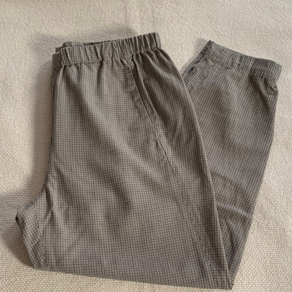 Babaton Brown Checkered Pants